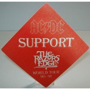 AC/DC Backstage Pass Razors Edge Tour Original 1991 Gift For Dad Hard Rock Fans